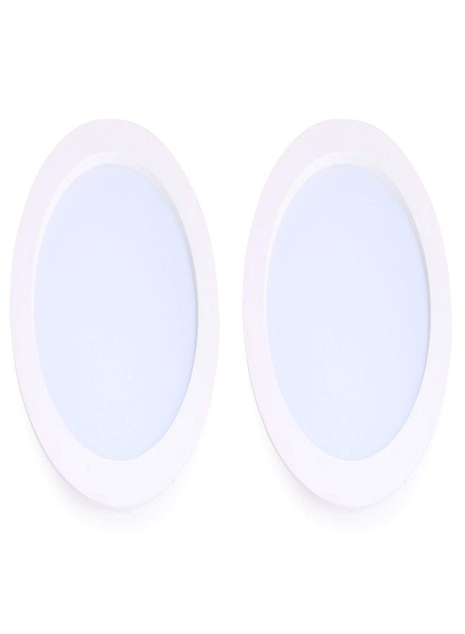 FOS LED Panel Down Light 32-Watt, 3200 LUMENS - Backlit | Round | Neutral White 4000k (Pack of 2) Recessed Ceiling Lamp - Image 1